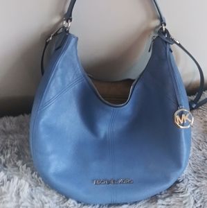 Michael Kors French Blue Bedford Shoulder Bag